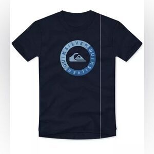 Quicksilver Shores Away Graphic T-Shirt Navy Size‎ Small New With Tags
